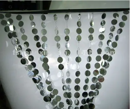 shining wedding & event party & HOME decorative PVC  beaded curtain