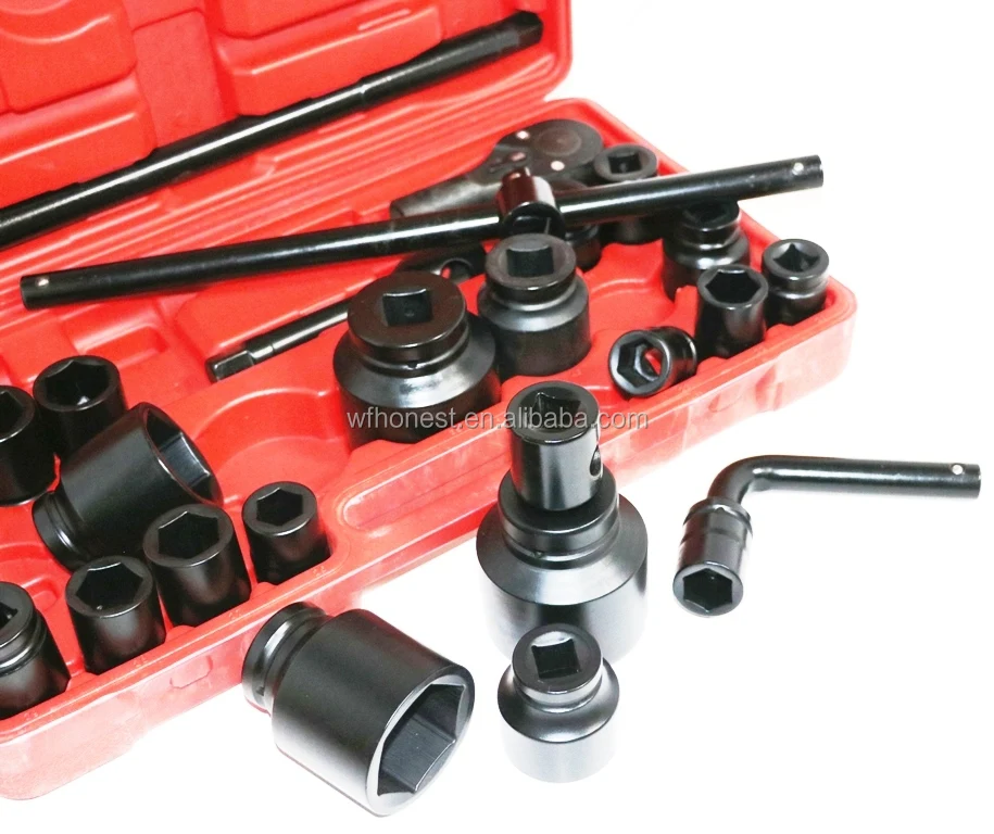 
OEM Tyre Repairing Phosphated Air Impact Socket Pneumatic Impact Socket Wrench Spanner 