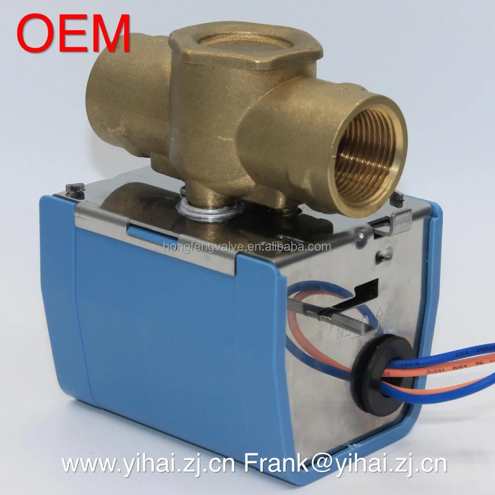2 way  FCU valve  spring return actuator valve