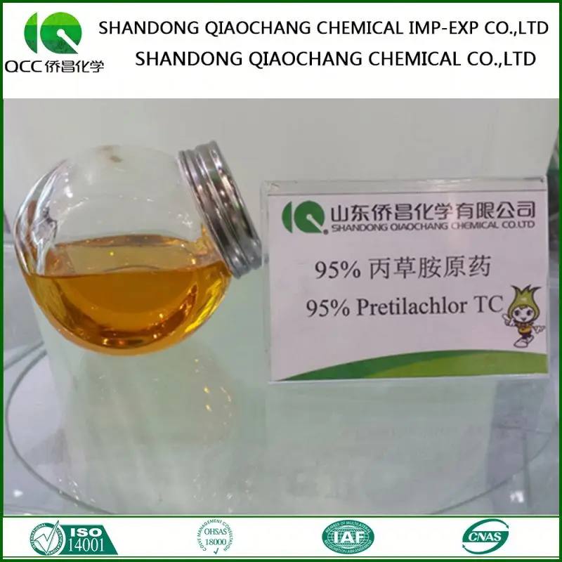
 Конкурентоспособная Цена Мощный Амид Серии Pretilachlor 95% Тс Агрохимических Гербицида  