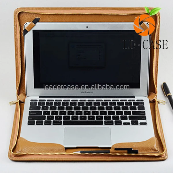 
Guangzhou wholesale business men laptop leather case briefcase for macbook pro retina 13 15 inch 