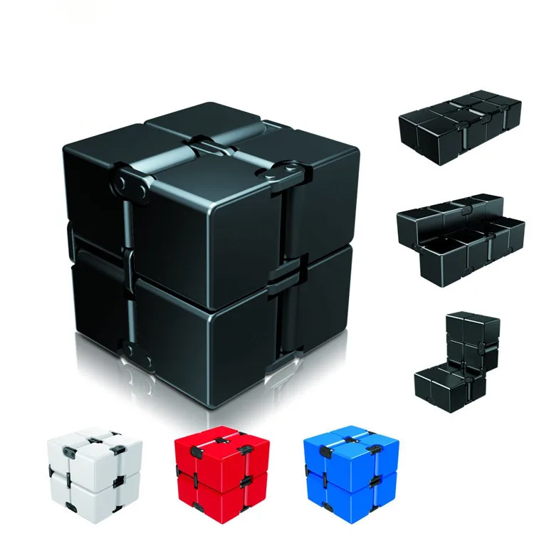 2017 New Cool Toy Luxury EDC Infinity Cube Mini For Stress Relief Fidget Anti Anxiety Stress Funny