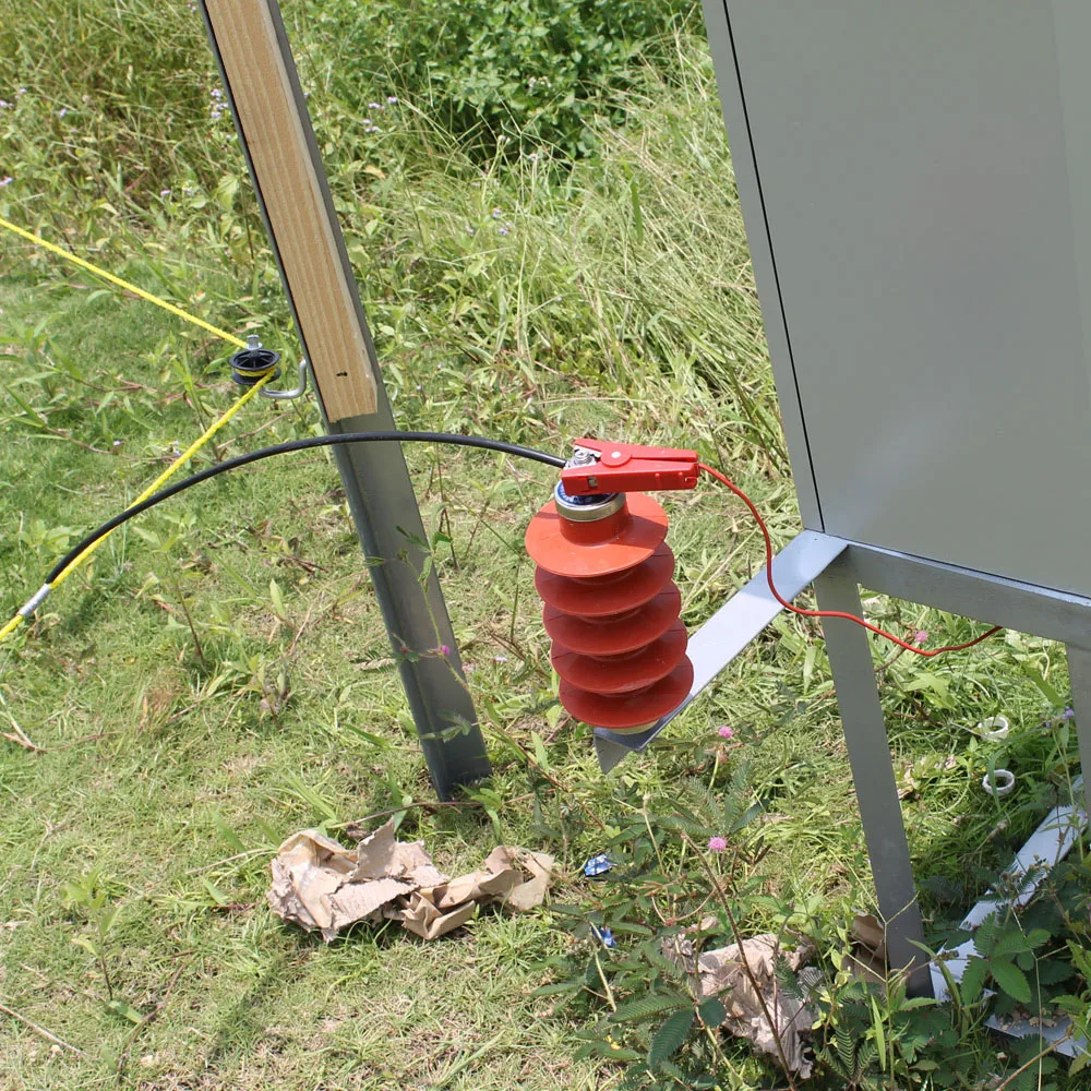 Metal-oxidePpolymer 17KV Surge Arrester / Types of Lightning Arrester