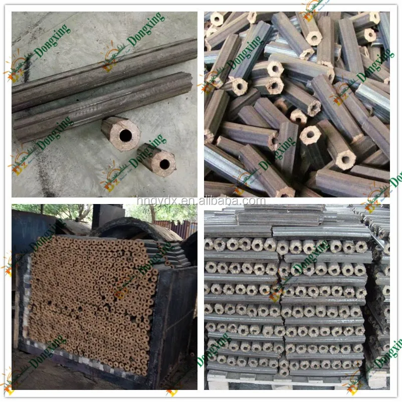 wood rice husk sawdust pini kay briket press machine