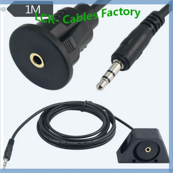 Автомобиль тире борту монтажа USB AUX кабель-удлинитель