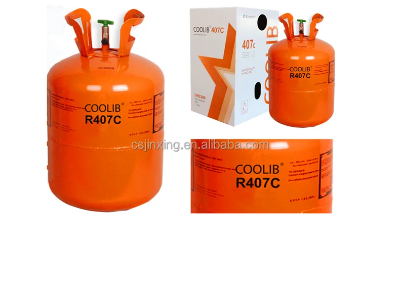 Green refrigerant gas R407C, mixed refrigerant for air conditioning New environmental protection refrigerant
