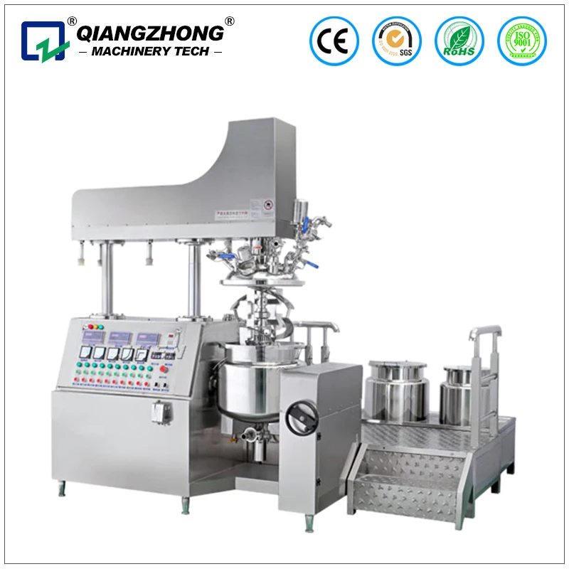 Stainless steel vacuum mixer emulsifying