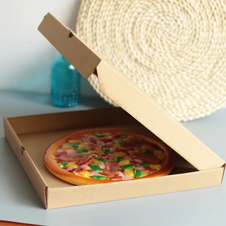 custom corrugated square pizza boxes