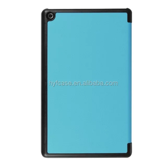 
Auto sleep/wake function smart tablet Flip Book cover for Amazon New kindle fire HD 8 leather case 