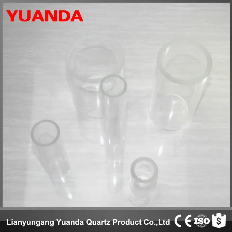 Клиент сделал большого диаметра трубки из кварцевого стекла стирки и сушки оборудования