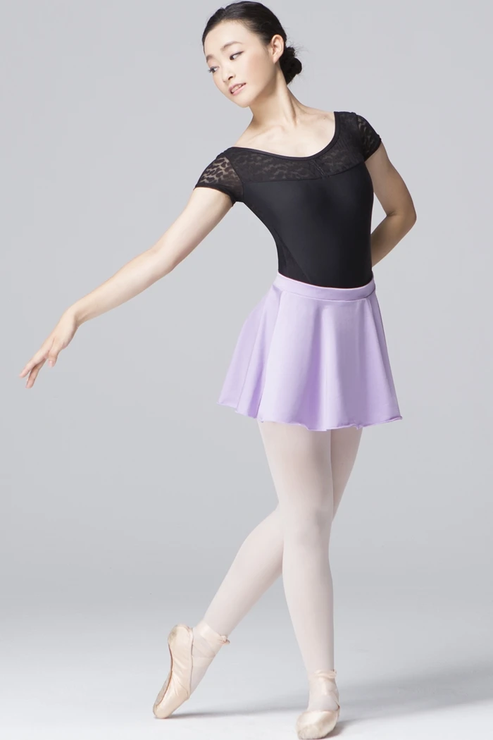 
Dance training clothes women floral lace sleeve leotards 