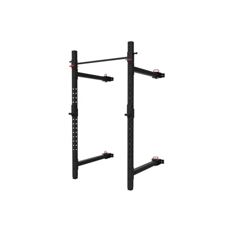 Прямая Заводская поддержка, вспомогательное оборудование для тренажерного зала, складная стойка для половины приседаний