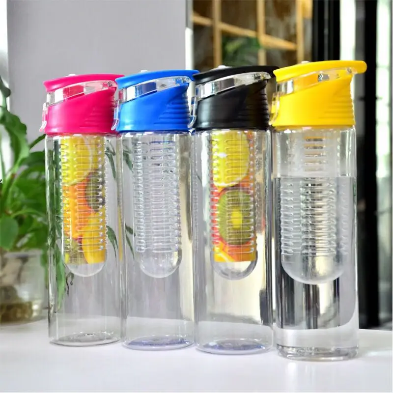 wholesale New Arrivel BPA Free Tritan Material Drinking Water Long Infuser Fruit Bottle