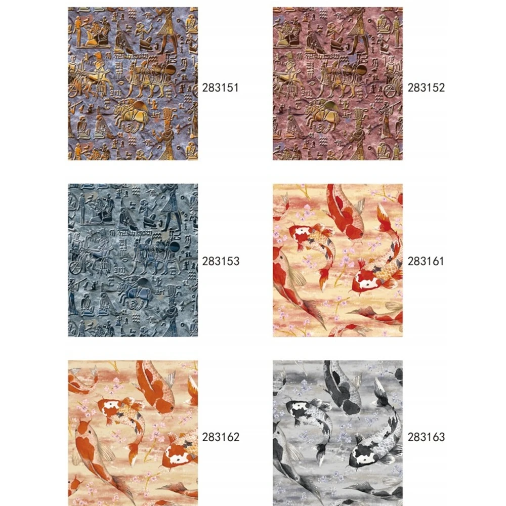 Modern beautiful heat sensitive wallpaper pvc vinyl wallpaper