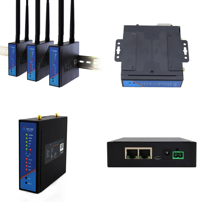 USR-G806-G Global Version Verizon supported industrial 4G FDD TD LTE Router with sim card