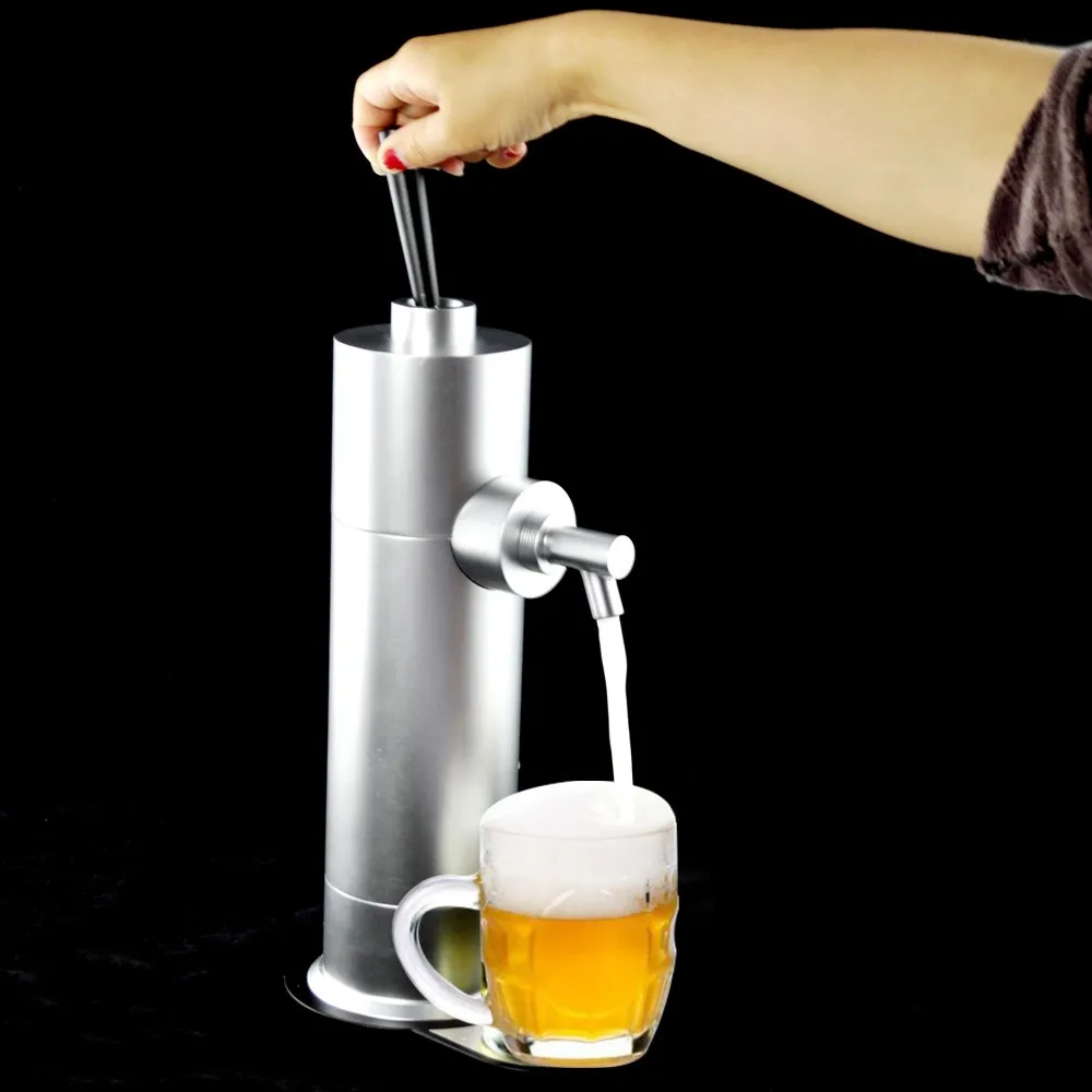Special ultrasound Beer server can make beer foam in beer cans!