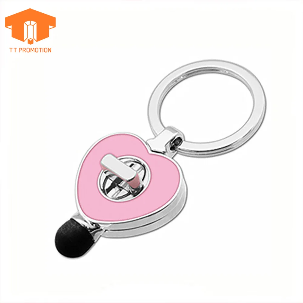 High Quality Key Chain Rose Gold Metal Horse Preserved Flower Motorcycle Helmet Keychain Rings