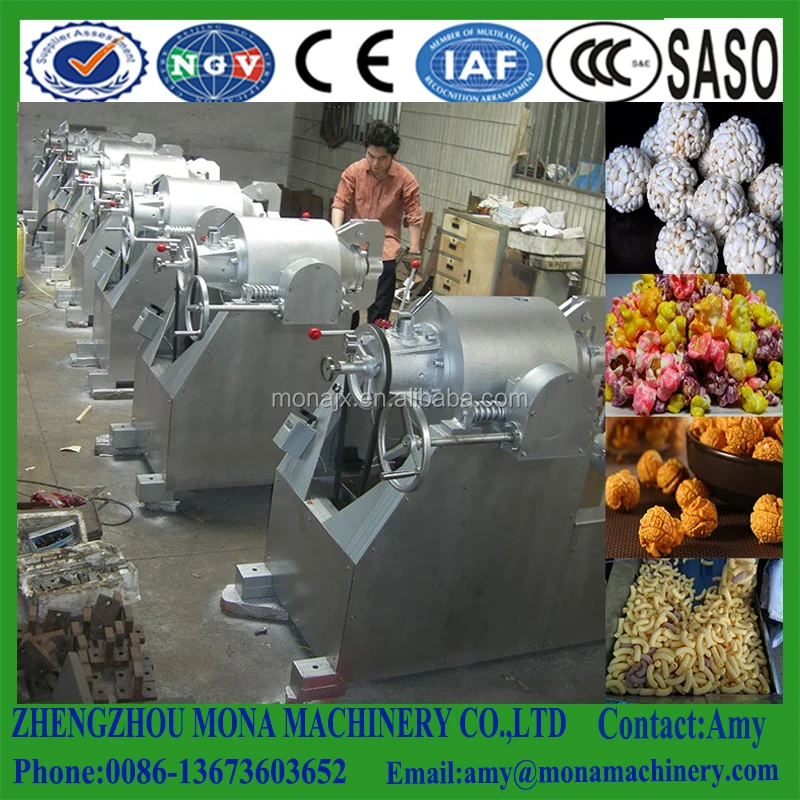Hot sale Airflow Bulking Machine Food Extruder|Steel Food Grain Air Flow Puffing Machine price