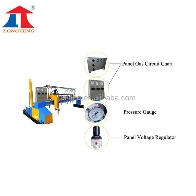 Wuxi Longteng high quality CNC cutting machine gas control panel