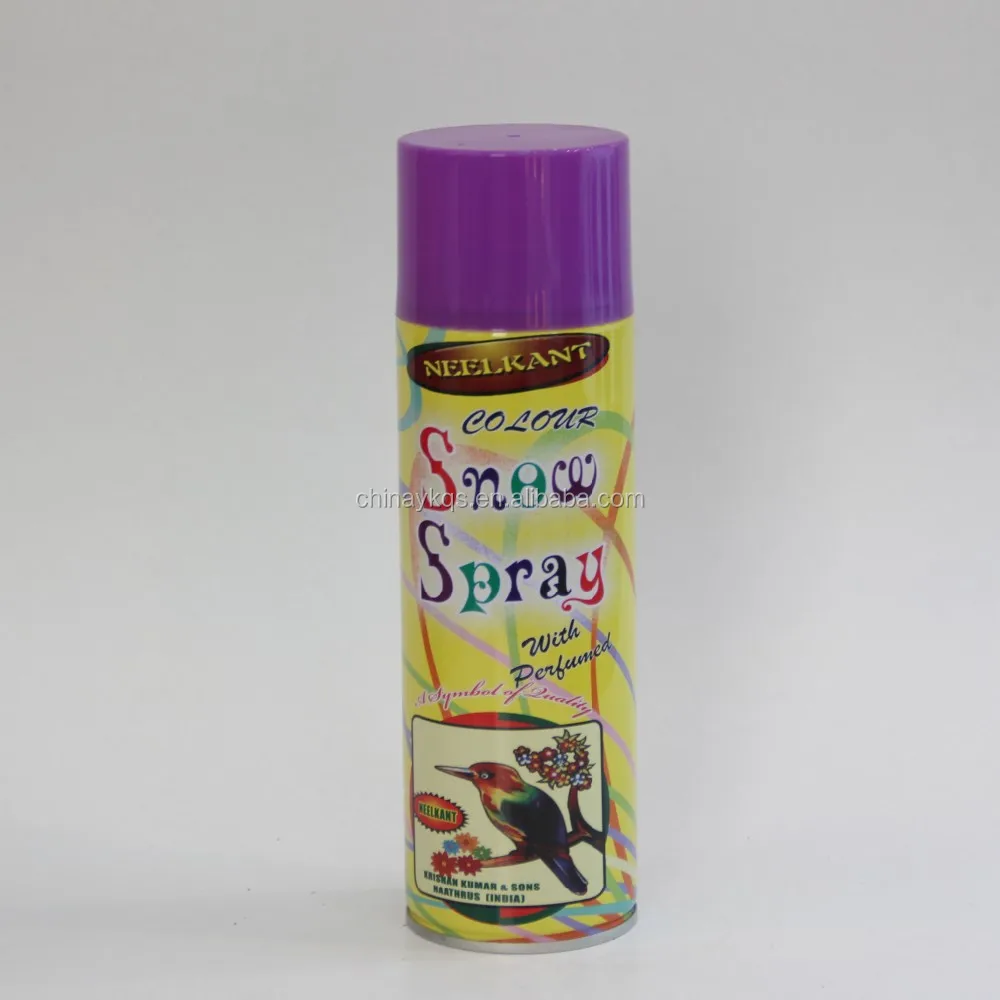 670 мл цветной снежный спрей с парфюмером для счастливого Holi