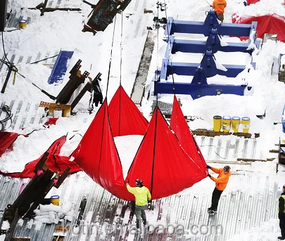 Snow tarpaulin PVC heavy duty 650gsm Blue tarpaulin 1000d*1000D 18*18 Glossy & Matte