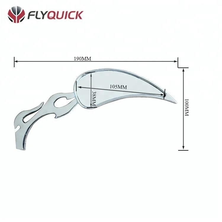 Motorcycle parts Universal rearview mirror motorcycle Street Bikes Scooter Mirror