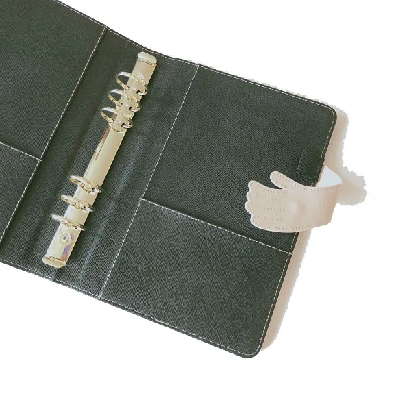 Office Stationery Ring Binders PU Leather Folder Organizer