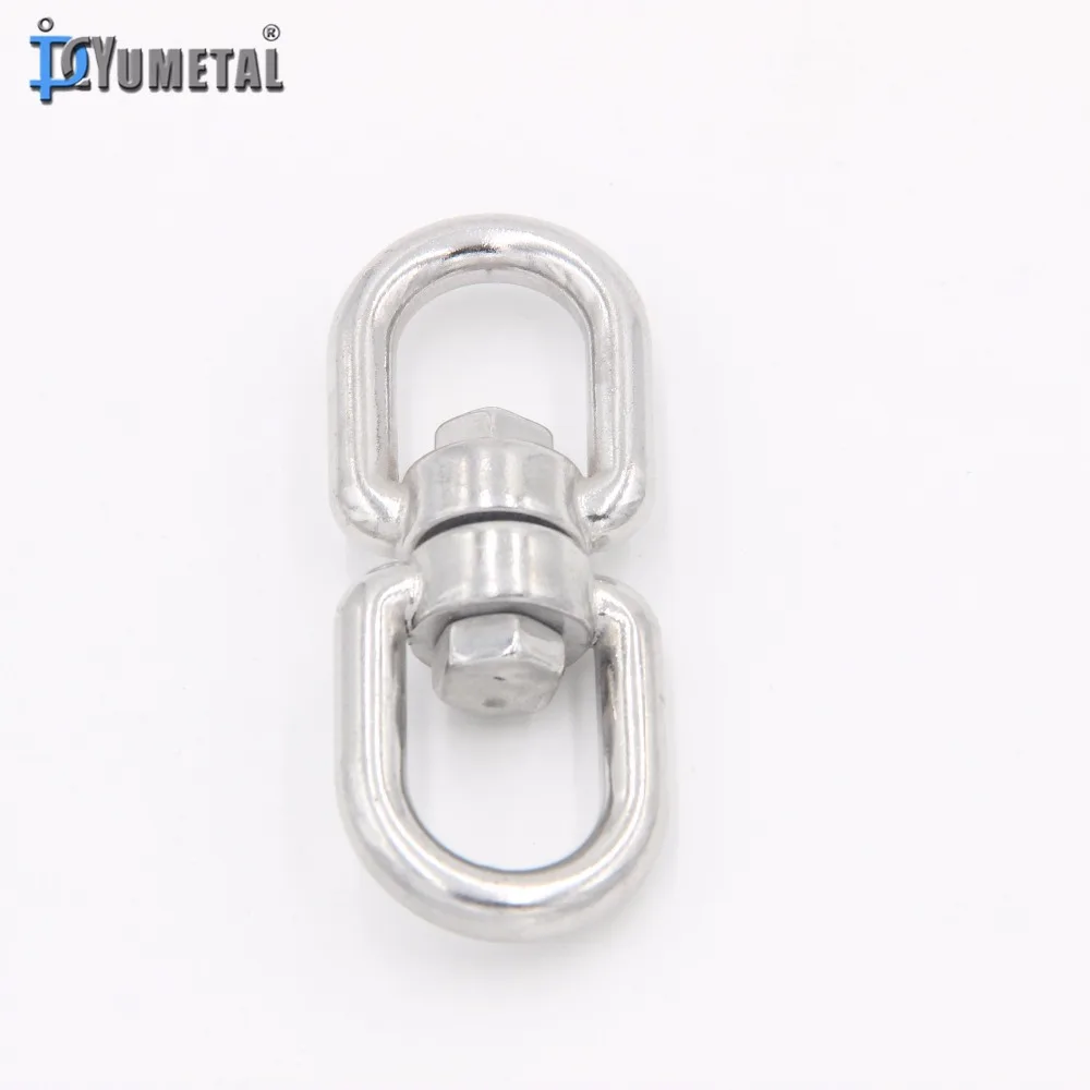 Нержавеющая сталь поворотный карабин с кольцом