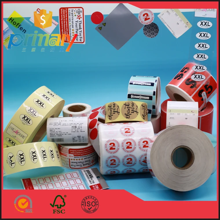 
Adhesive Printing Industrial Machine Label Stickers 