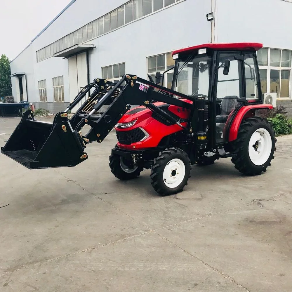 mini 40hp farm tractor 4 in one front-end loader for sale