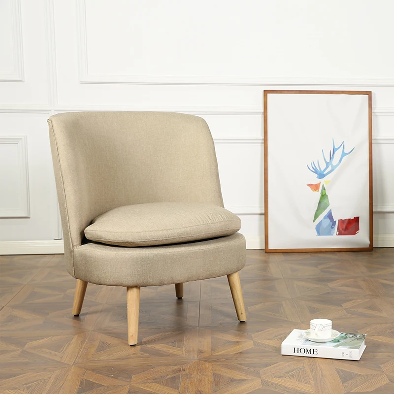 Single chair seat lounge furniture 1 seat mini fabric sofa