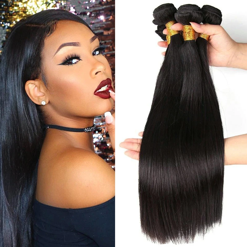 Hot selling 100g/pcs  cambodian hair bundles   16 18 20 inch straight human hair weave