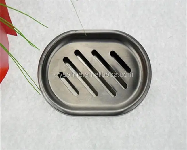 Elegant stainless steel soap dish