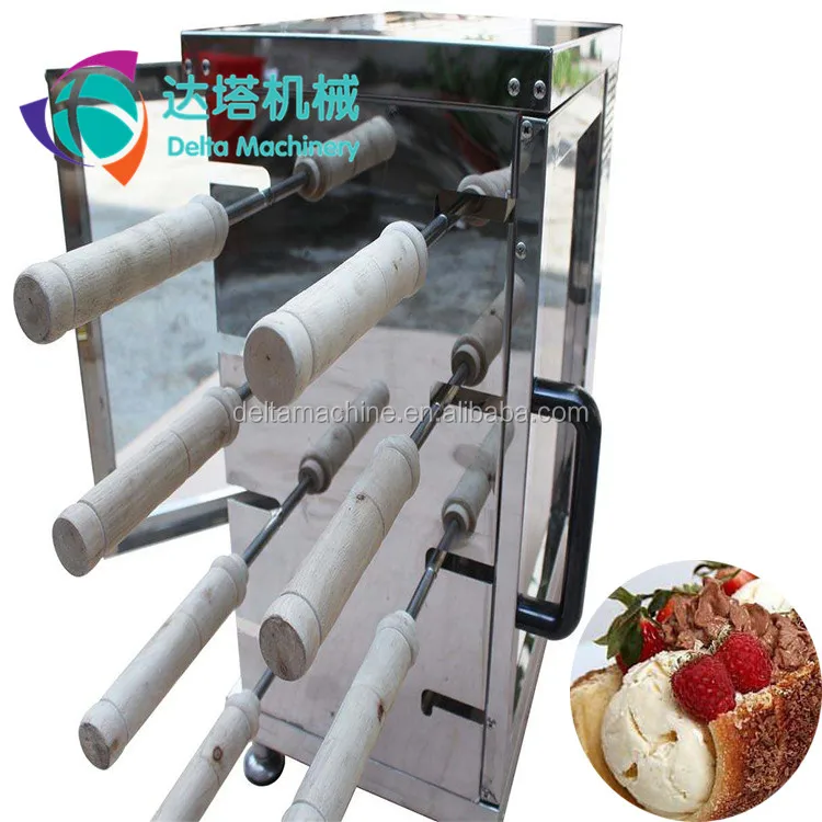 Energy saving chimney cake oven Kurtos Kalacs baking