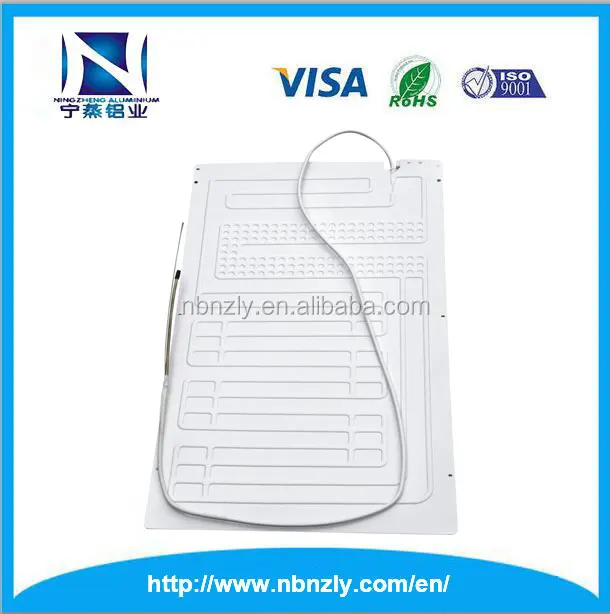 Cube ice evaporator wine copper tube aluminum refrigerator evaporator