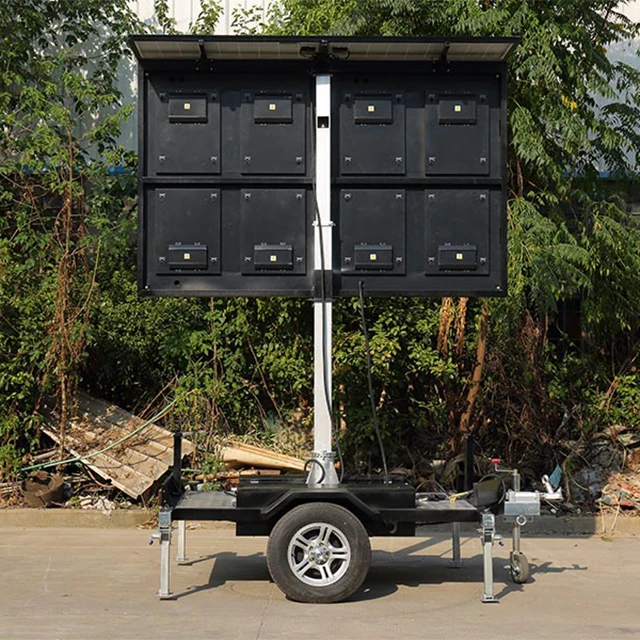 Full Color Commercial Advertising Outdoor Mobile Led Screen Trailer Advertising LED Display