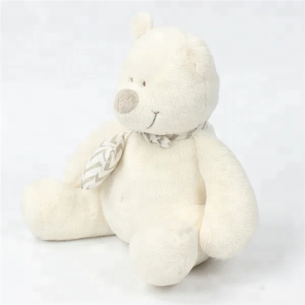 Handmade Adorable Baby Teddy Bear Plush Toy With Scarf Wholesale Custom Cute Kids Toy Sleeping Stuffed Animal Soft Plush Bear