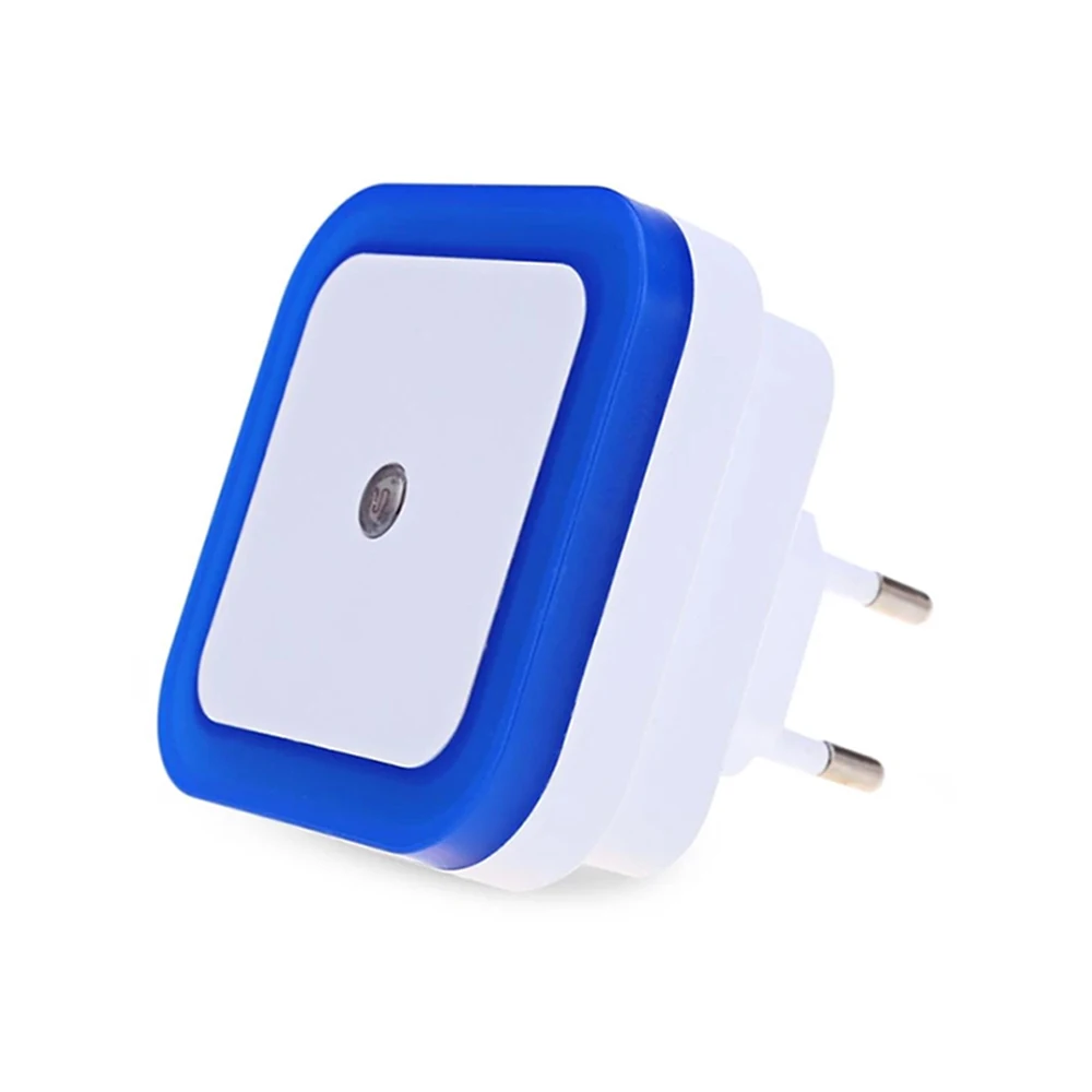 LED Motion Sensor Toilet EU Plug Night Light Sleep Lamp For Baby