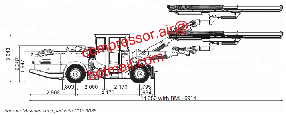 Atlas Copco Drill rigs and rock drills (AC Drill rigs and rock drills ) Mustang 13-F1