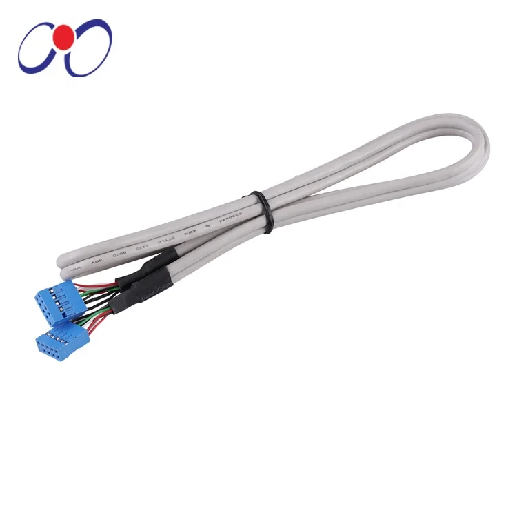 Over 18 years manufacturer 9Pin Audio USB 2.0 F/F Extension cable PC 10P Female to Female Port Motherboard