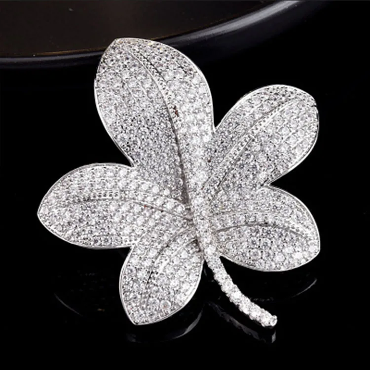 New design custom brooch pin fashion rhinestone multi styles channel brooch pin for women