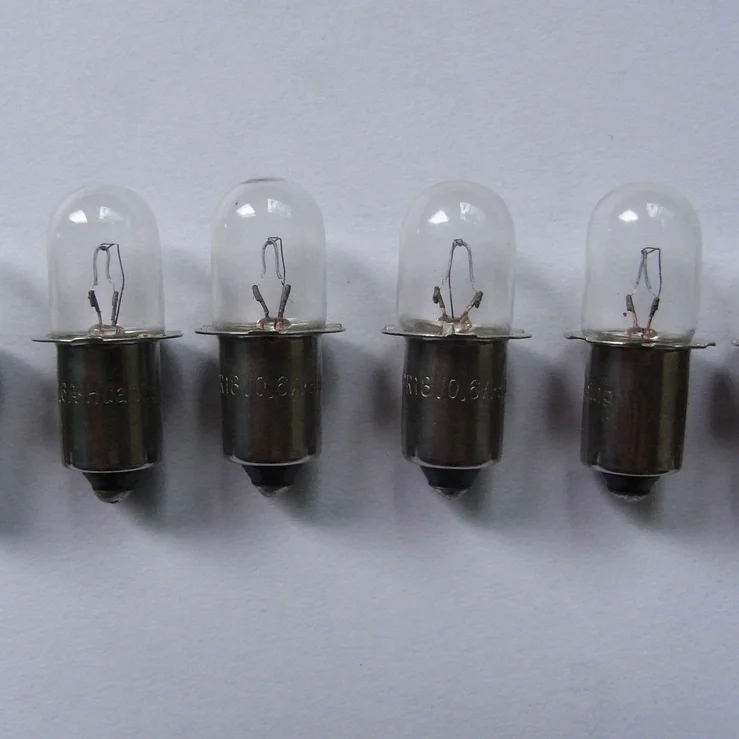 P13.5S 2.4V/4.8V/6V/18V flashlight tool bulb