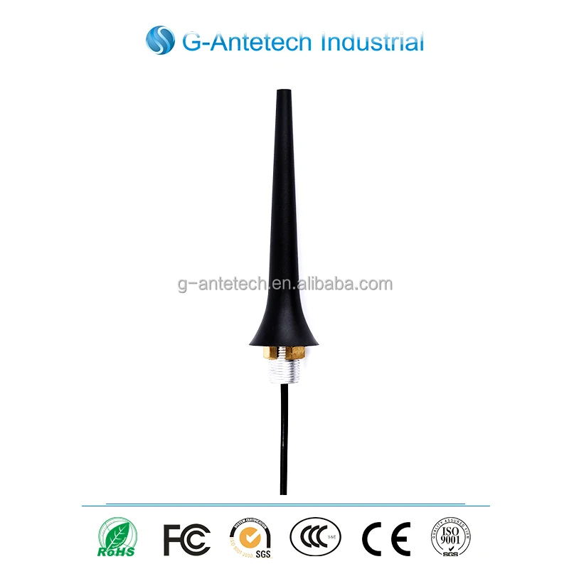 (Factory) manufacture high gain 3dBi long range 2.4g wifi booster antenna with screw/hole/roof mount rg174 cable