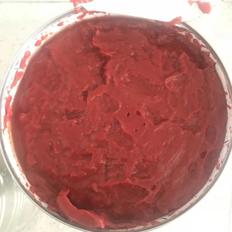 Chinese canned  tomato paste  packed from 100%  fresh tomato of fancy quality for Europe