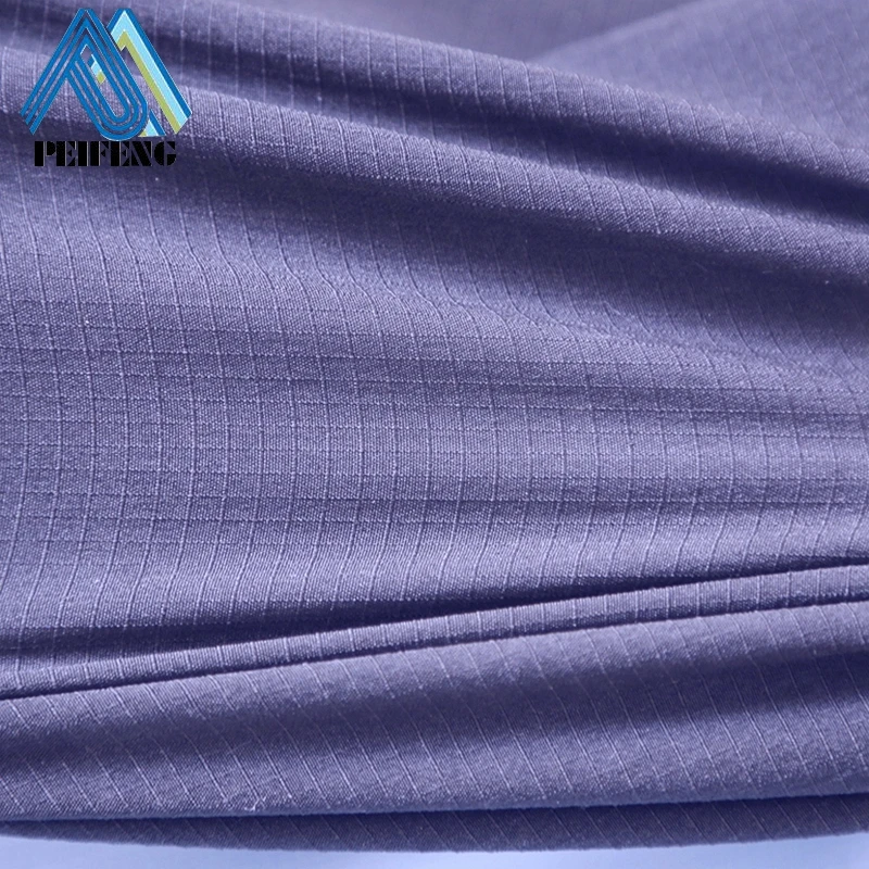 
NSBFH1555 0.2*0.3 ribstop nylon woven stretchy polyamide spandex fabric 