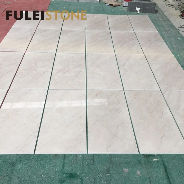 Polished Cheap Cream Pink Marble Floor Tile