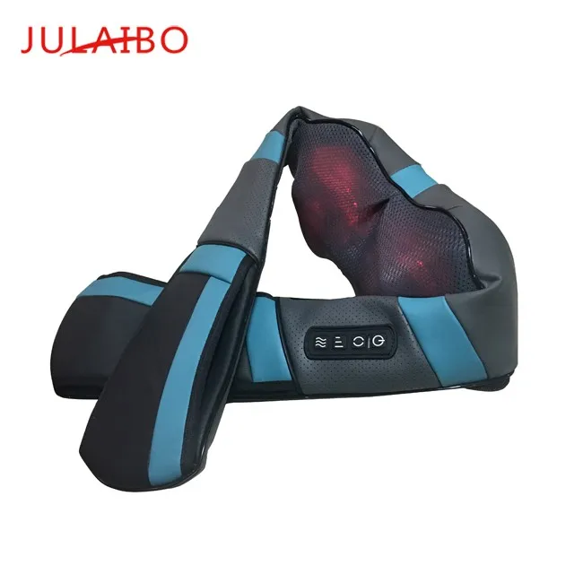 Electric heating cervical vertebra back massager shawl kneading cervical spine shiatsu massage shawl