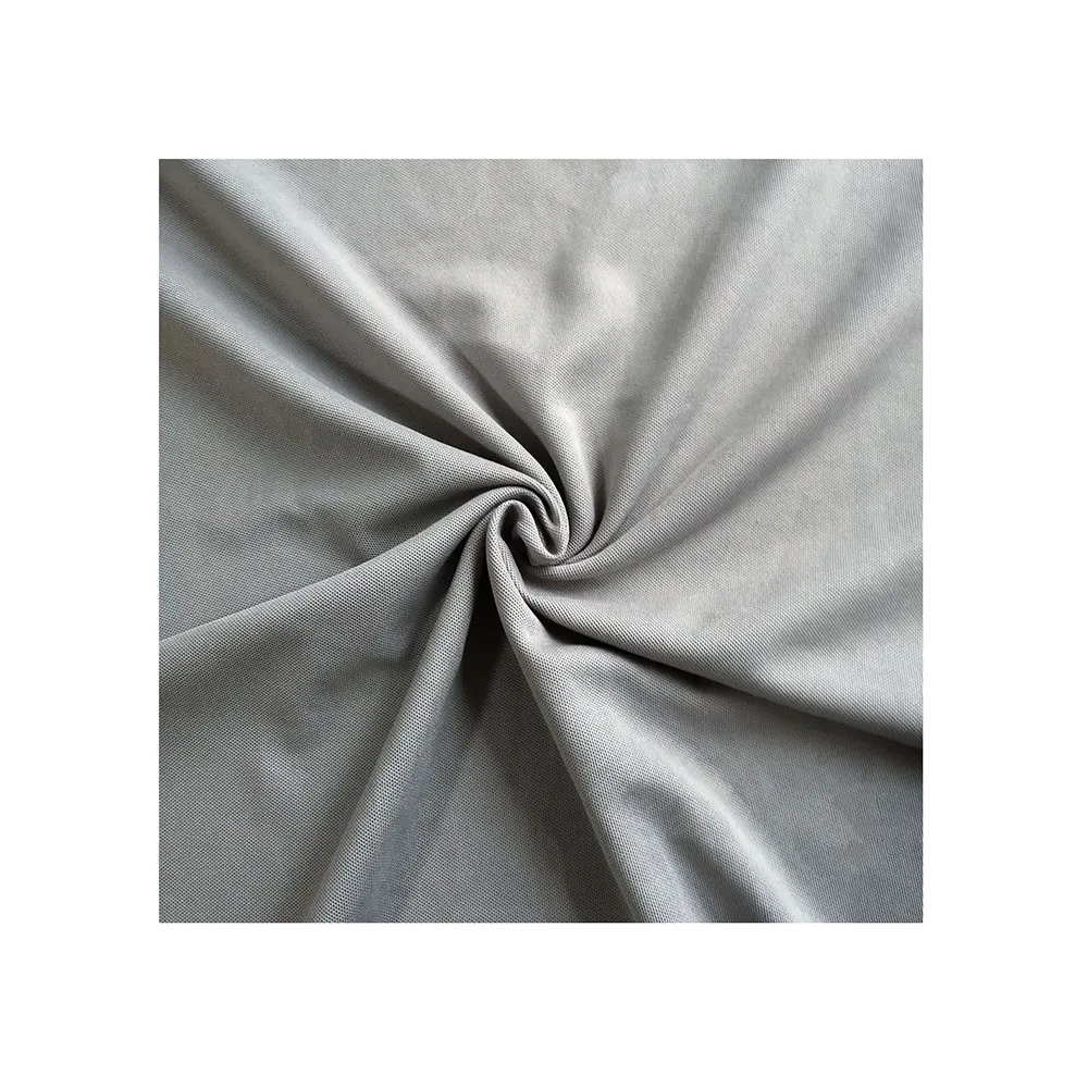 
Chinese factory sell certified polyester knitted soft plain performance pique fabric for polo shirts polo tops RTS PS1Y05 