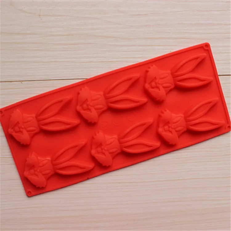 silicone mould Custom Food grade cake mould 6 Holes Nonstick Muffin Pan Carbon Steel Cupcake Kitchen baking mold