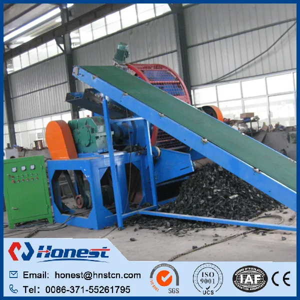 China ISO Manufacturer used tire shredding to rubber grains machinery with CE certificate